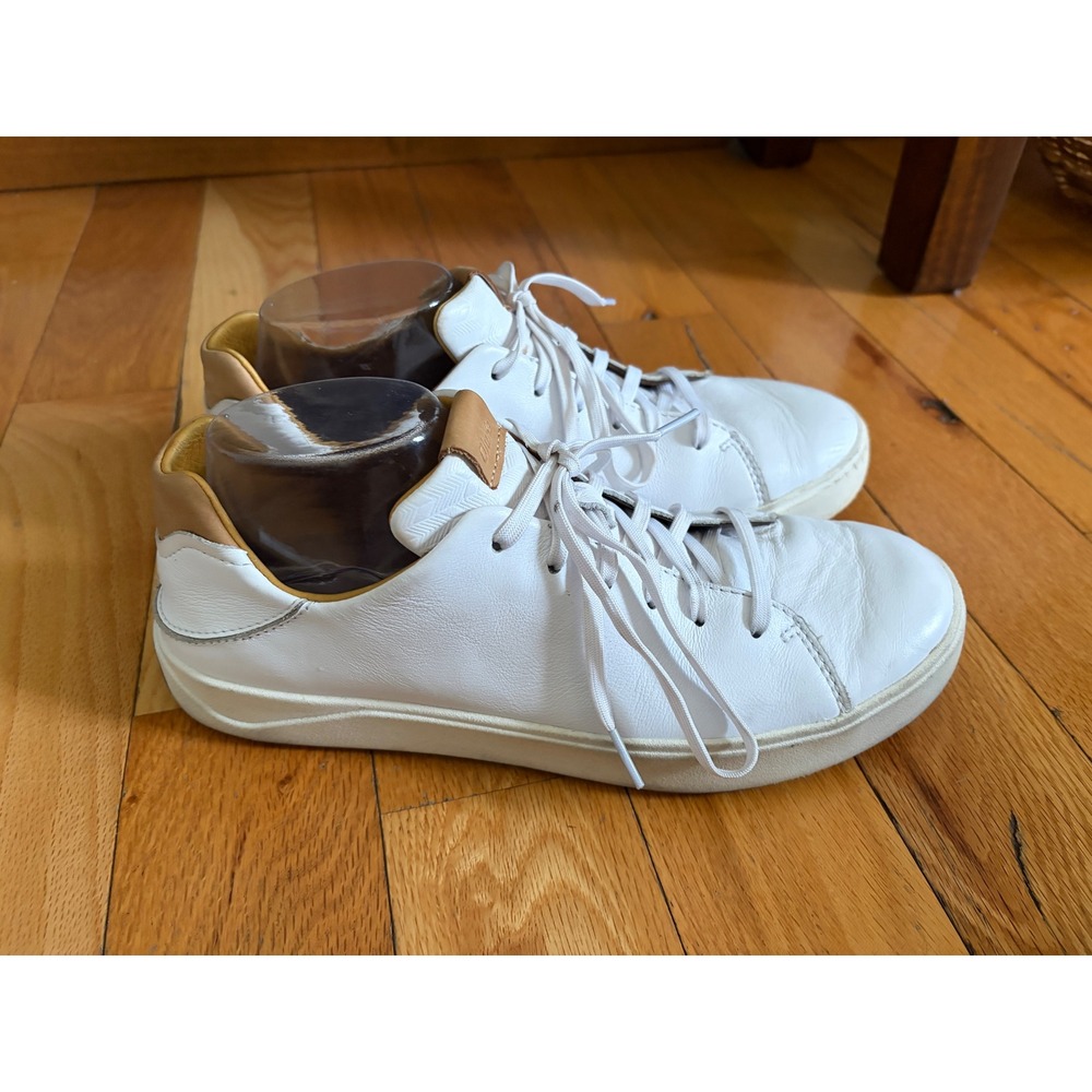 OluKai Men's Lae'ahi Li 'Ili Sneakers Mens Size 9.5 White